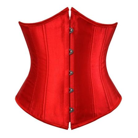 Underbust korset Corselete Lingeri RØD XXXL red XXXL