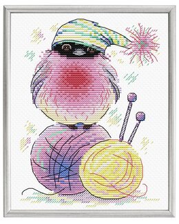 Broderikit Billede Fugl - M.P Studia