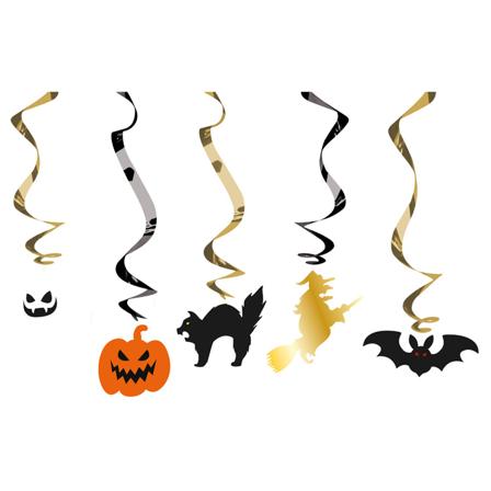 BoOo Halloween Hängande Dekoration 5st - Partyninja.se