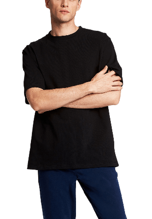 Lindbergh Oversize Tee Överdelar Herr Svart M