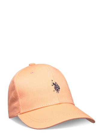Uspa Cap Absalom Men Accessories Headwear Caps Korall U.S. Polo Assn.*Betinget Tilbud