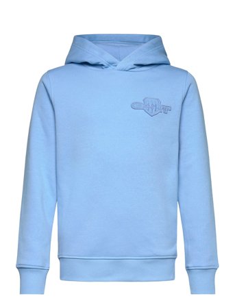 GANT Tonal As Hoodie - Blue - 134-140