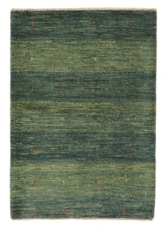 Hand Knotted Persian Loribaft Fine Persia Rug 84X120 Black/Dark Green