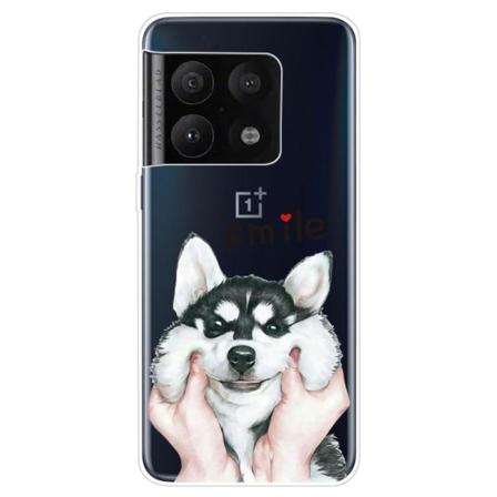Deco OnePlus 10 Pro skal - Leende Husky Svart