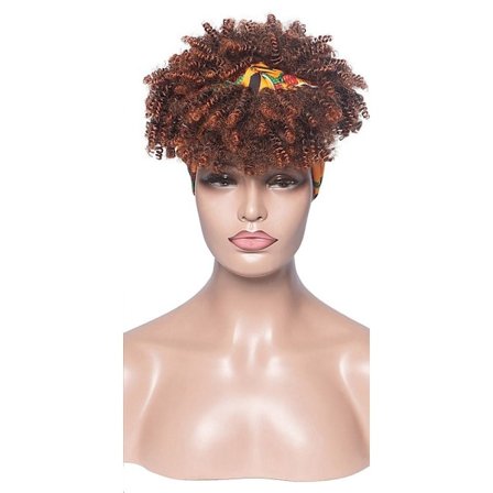 Parykker med krøllet pandebånd til kvinder 9 9