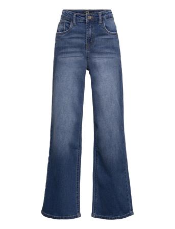 Nlfteces Dnm Hw Wide Pant Jeans Wide Jeans Blå LMTD*Betinget Tilbud