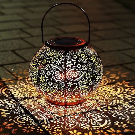 20cm Solcelle Lygte, Have Lygte Solcelledrevet Vandtæt Ip65, Sol