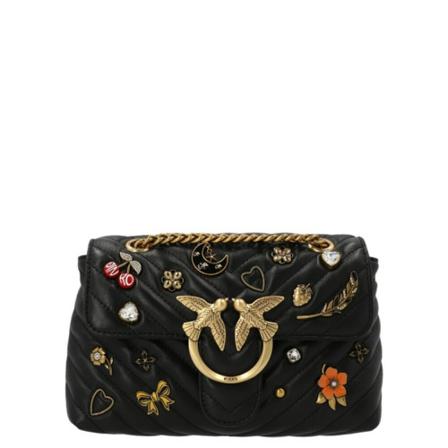 Pinko, Shoulder Bags Czarny, Kobieta, Rozmiar: ONE Size