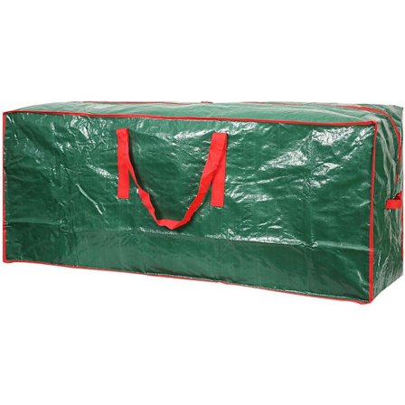 Opbevaringspose - Passer til afmonterbare juletræer op til 2,3 meter høje, har håndtag og dobbelte lynlåse (grøn)