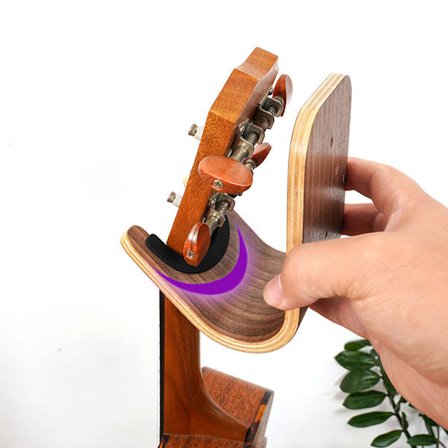 1 Guitar Vægbeslag, Træ Guitar Krog Holder med Skruer og Lim til Ukulele, Bas, Akustisk og Elguitar, Guitar