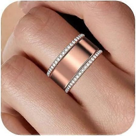 2 kpl 14K kullattuja pinoamissormuksia Oura Ring Gen 4 / Oura Ring Gen 3 -sormuksille, kuutiollinen zirkonia simuloitu timantti Oura-pinoamissormuksia