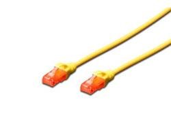Digitus CAT 6 U-UTP PATCH CABLE CU. PVC LENGTH 3M COLOR YELLOW CABL