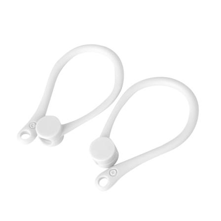 Mini Anti-Fall Bluetooth Trådlösa Headset Öronkrokar Hörlurar Beskyddare Hållare Sport Anti-Förlorade Öronkrok För Airpods 1 2 Luftkapslar White 3 