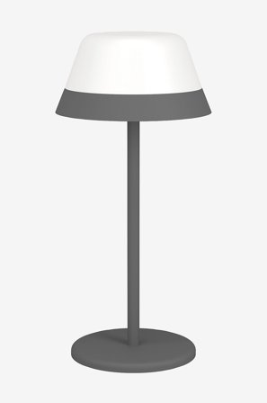 EGLO - Bärbar lampa Meggiano Touch Dim - Grå - Uppladdningsbara lampor - Från Homeroom