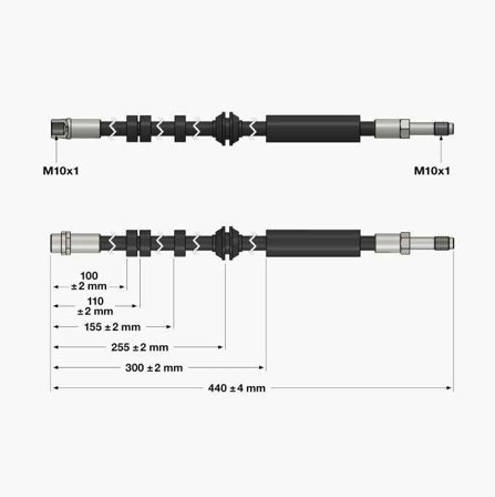 Bromsslang - Biltema