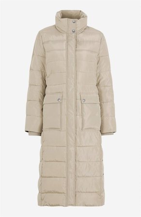 Cellbes of Sweden - Lång, vadderad kappa - beige - för damer - 46/48