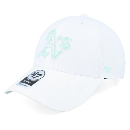 47 Brand - MLB White adjustable Caps - Oakland Athletics MLB The Clouds 47 Mvp White Adjustable @ Hatstore