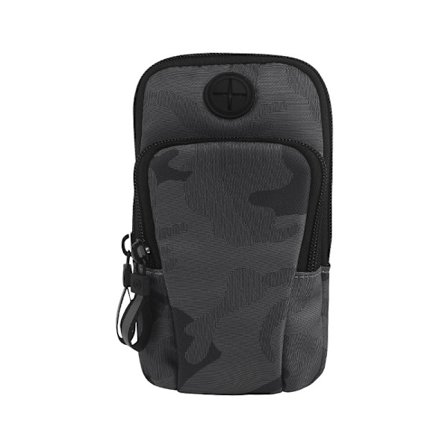 Løb Arm Telefonholder med Telefonholder til Modeller op til 7" til Træning Fitness Vandring sort