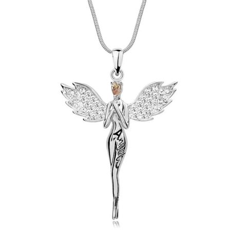 Halsband med hänge ängel halsband med skyddsängelhänge (1 st)