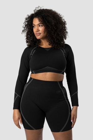 Blick Seamless Crop top Black