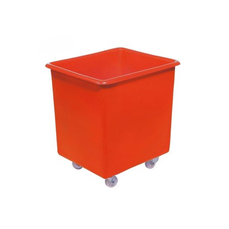 Mobile container truck, 510x460x460 mm, 72 L, red