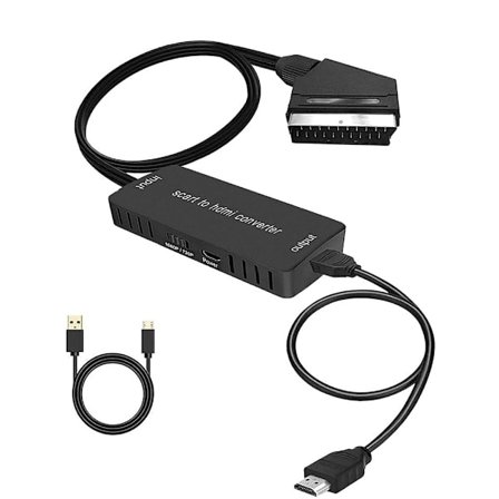 Omvandlare SCART till HDMI Video Audio Adapter
