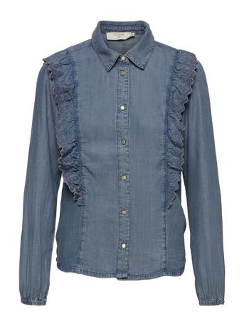 Crmanny Denim Shirt Blue Cream