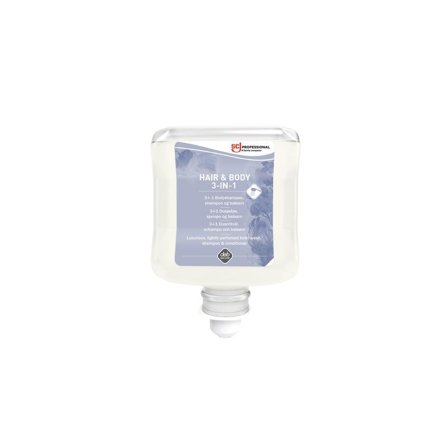 SC JOHNSON PPROFESSIONAL Duschtvål Refresh Lux 3in1 HairoBody 1L - Lyreco - Städ och hygien - Tvål och hygien - Hygiensystem - Deb