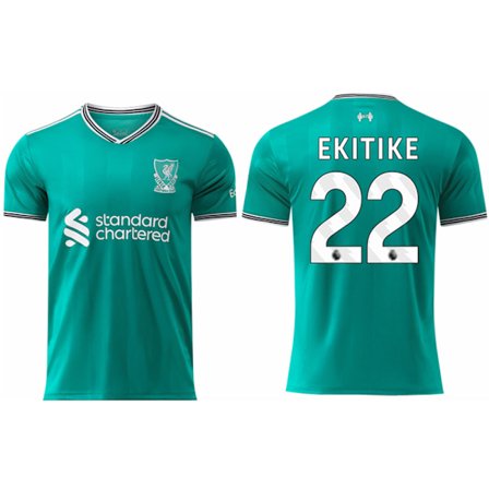 25-26 Liverpool Football Club Bortedrakt NO.22 EKITIKE Treningsuniform Fotballdrakt S-2XL NO.22