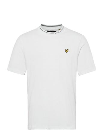 Branded Ringer Tshirt T-shirts Short-sleeved Valkoinen Lyle & Scott