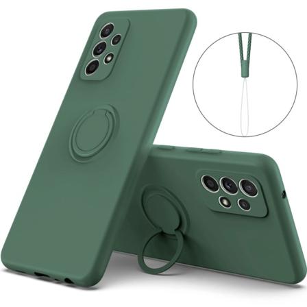 Samsung Galaxy A53 Cover med Ringholder Grøn