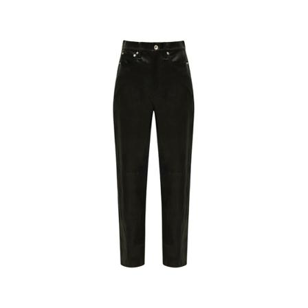 Rag & Bone, Alex leather trousers Zwart, Dames, Maat:W27,leer