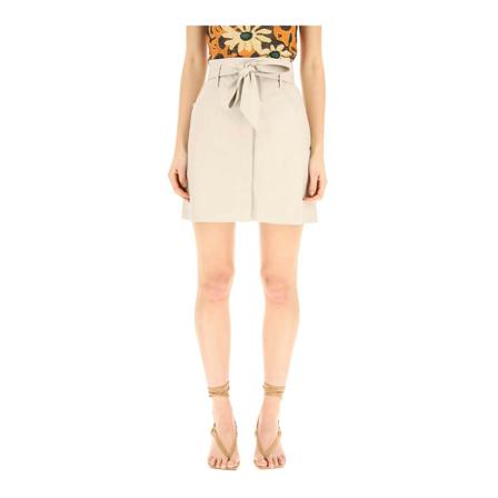 Nanushka, Meda mini skirt Beżowy, Kobieta, Rozmiar: S