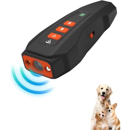 BarkGuard Anti-Gøenhedsenhed til Hunde, LED Lommelygte, Adfærdsrettelse, Ingen Skrigt a