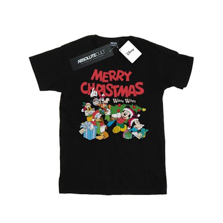 Disney Herr Mickey And Friends Winter Wishes T-Shirt S Svart