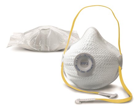 Moldex Air P3 3255 Halvmaske med ventil Str S/M, Ånderettsvern