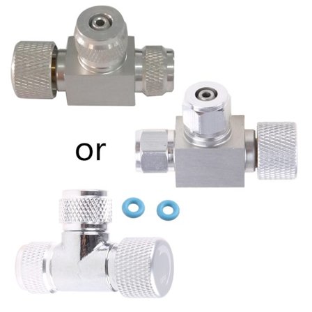 Justering av bubbelräknare Ventil-Regulator Diffusor Enkelhuvud Dual Head Nål