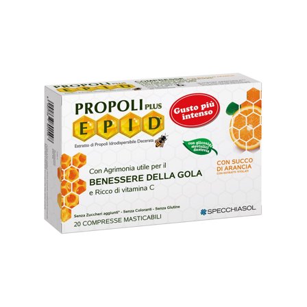 Propoli Epid Plus Arancia 20 Compresse Masticabili