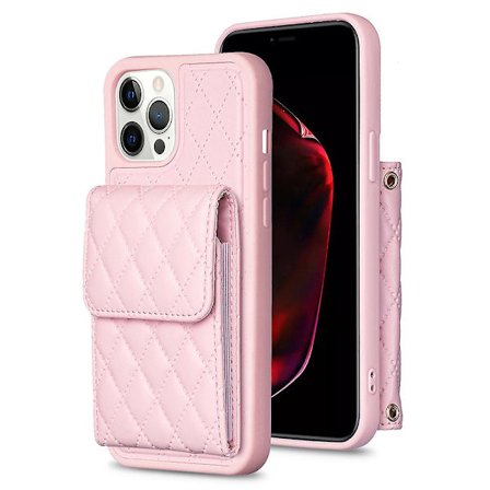 Bf22-stil case för Iphone 12 Pro Max Pu Läderbelagd Tpu Kickstand Cover