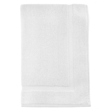 Badmatta i bomull 800 gr/m2 50x80 cm LAGUNE vit, av Soleil d'ocre