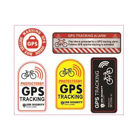GPS Sporings Alarm Mærkat Reflekterende Advarselsmærkat