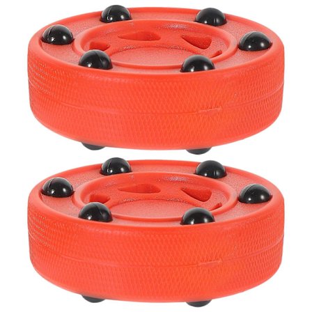 2 stk. Rullehockeypuck Treningspuck Street Hockey Ball for Trening