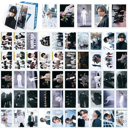 BTS Uusi Albumi 55 Lomo-korttia MAP OF THE SOUL 7 Kim Taehyung Valokuvakortit Postikortti