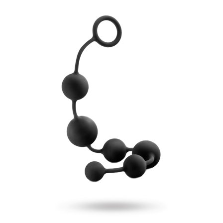 ANAL ADVENTURES LARGE ANAL BEADS - BLACK - Blush