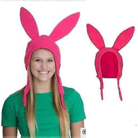 Bobs Louise Kanin korvahattu Burgers Pipo Halloween Joulupuku Cosplay Kanin korvahattu (FMY) Aikuinen