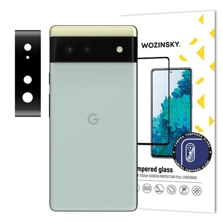 Wozinsky Full kamera Glas härdat glas för Google Pixel 6 för 9H-kamera