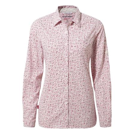 Craghoppers Nosilife Fara Longsleeve Shirt Women ́s Women long-sleeved shirts Pink 8