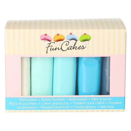 Sokerimassa Sininen 5-pakkaus