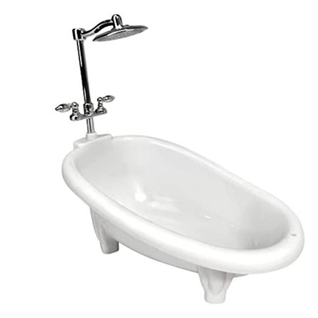 [NT] Dukkehus Miniatyrer Badekar Miniatyr Baderom Moderne Modell Leketøy Simulering Baderomstilbehør Barn Låtsasleke A