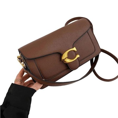 Ny Caviar Läder Mini Fyrkantig Crossbody Väska Dam Mode Topphandtag Axelväska